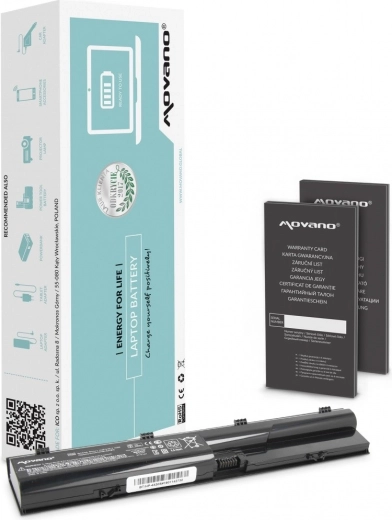PR06-batteri til HP ProBook 4330s, 4530s, 4535s og 4540s (4400 mAh / 48 Wh) Movano