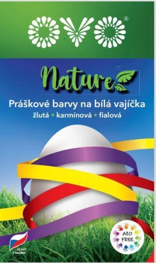 Ovo Nature farveblyanter – gul, karminrød og lilla