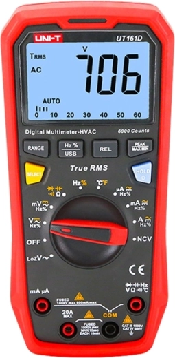 Digitalt multimeter Uni-T UT161D True RMS