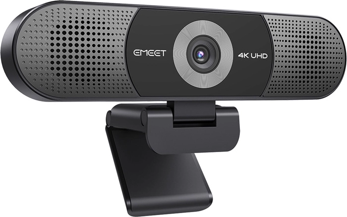 Integreret lydsystem: 4 mikrofoner + 2 højttalere