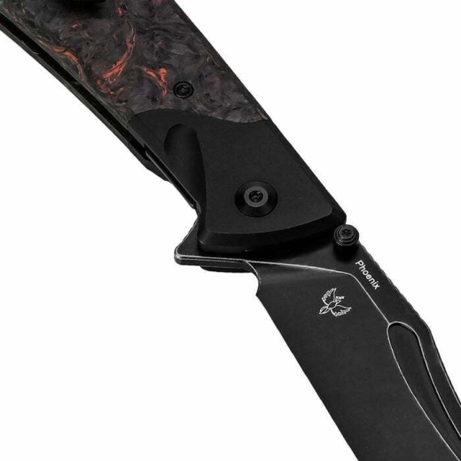 Premiumklinge CPM‑S35VN med Black Stonewash