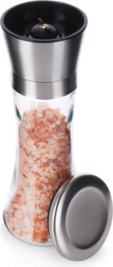 Elegant glas og rustfrit stål