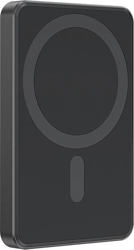 Magnetisk trådløs powerbank 5000 mAh 15 W sort