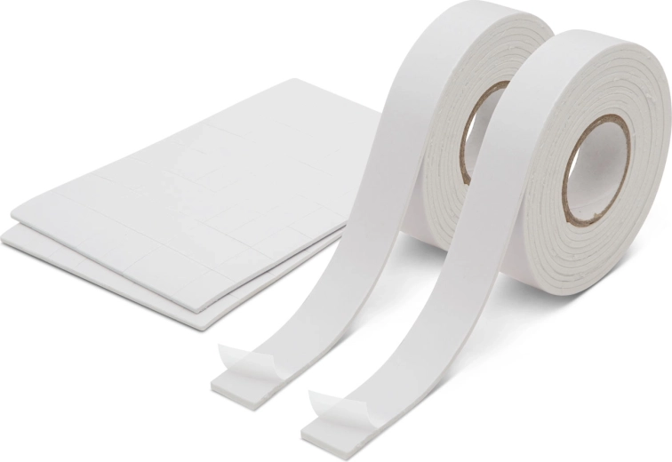 Sæt med dobbeltsidede skumtape