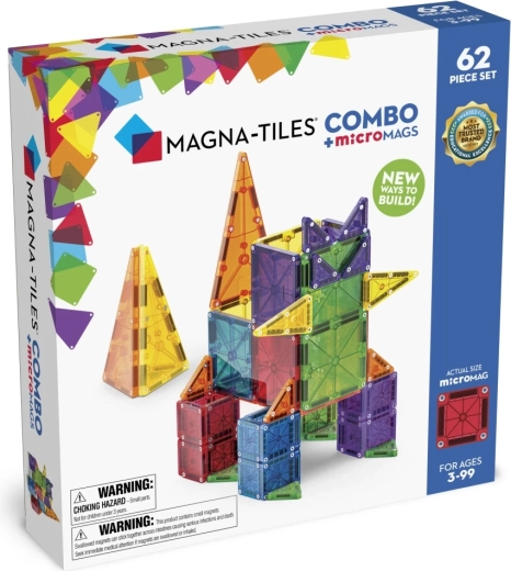 MAGNA-TILES magnetisk byggesæt combo 62 dele