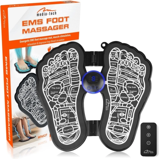 EMS-massageunderlag til fødder og lægge Media-Tech