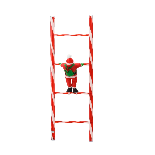 Fortryllende design med klatrende Julemand