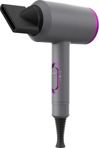 Hårtørrer med diffuser 2000 W, kold luft og regulering – 1 stk.