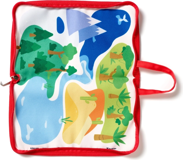 Taske og legeunderlag i ét