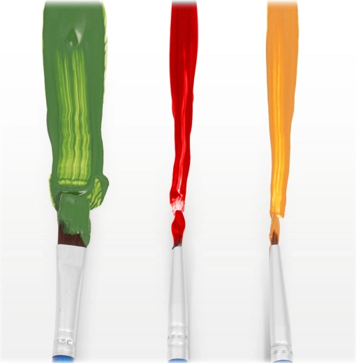 Penselsæt til både detaljer og store flader