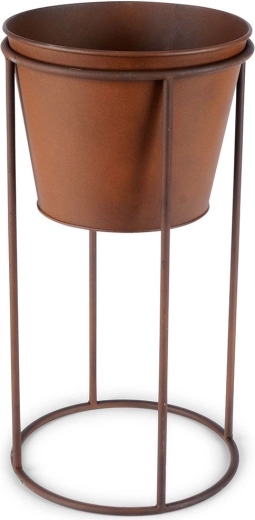 Robust metaludførelse i rusten finish