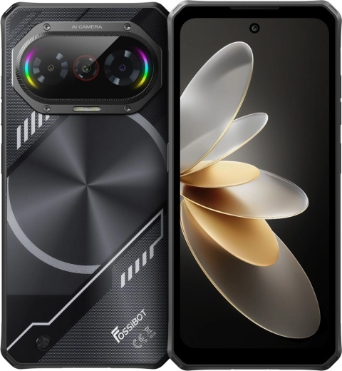 Robust smartphone FOSSiBOT F114 sort