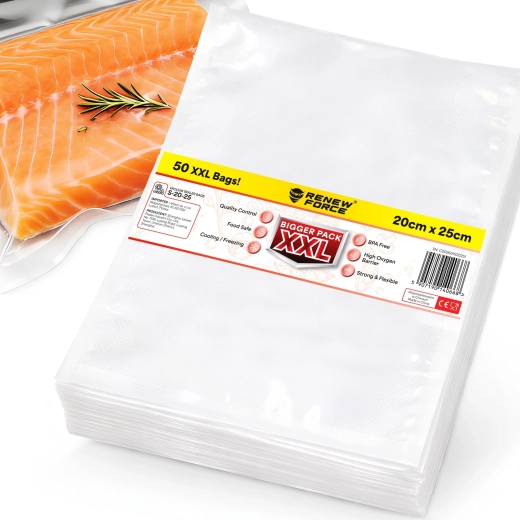 Rillede vakuumposer RENEW FORCE 20 × 25 cm (50 stk.)