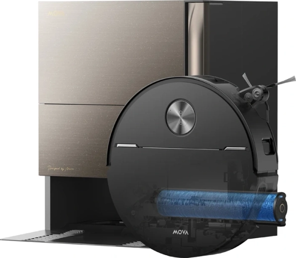 MOVA Z70 ultra roller complete robotstøvsuger med moppe og dockningsstation metal black