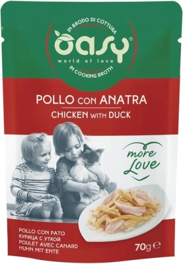 Oasy More Love kylling med and pose 70 g