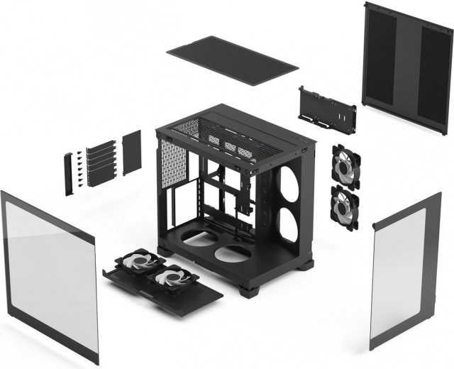 Klar til ydelse: GPU op til 412 mm og 360 mm radiator