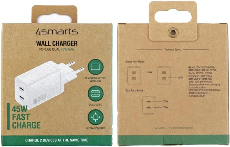 Hurtig og sikker opladning til de fleste enheder