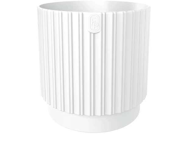 Mika Cyli Petit Eco Recycled blomsterkrukke 26 cm hvid