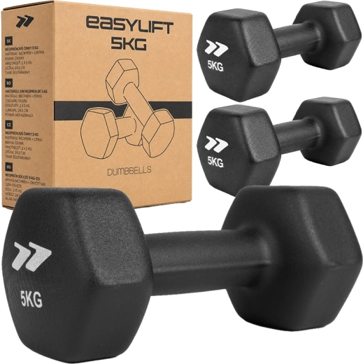 Neoprenhåndvægte EasyLift 2×5 kg