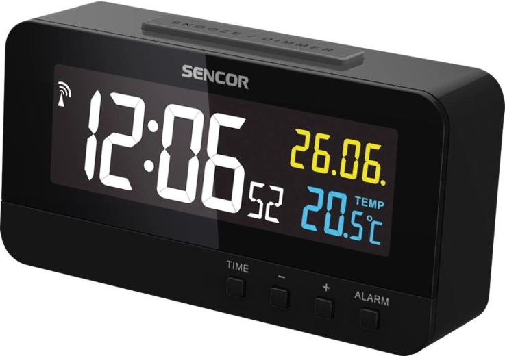 Sencor digitalt vækkeur med termometer