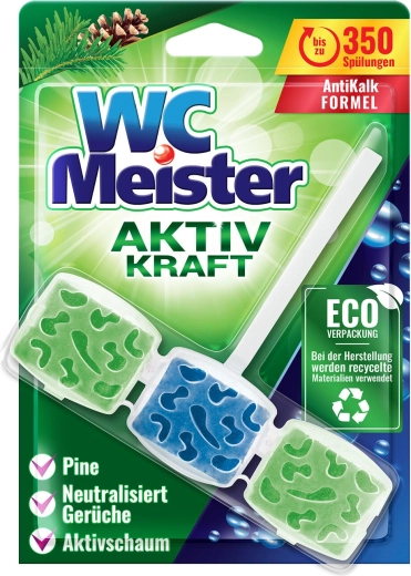 WC-blok MEISTER 45 g skovduft, farvende