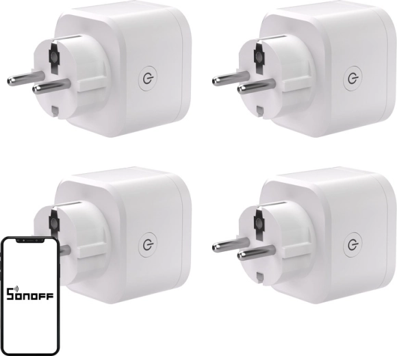 Sonoff S61S smart udendørs stikkontakt med Matter (4 stk.)