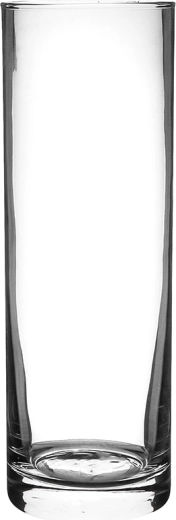 Glasvase Cylinder 10 × 40 cm klar