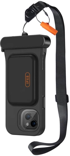 Vandtæt etui til iPhone - sort