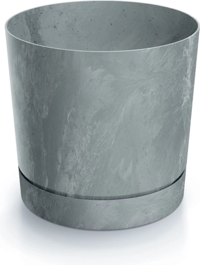 Tubo urtepotte med betoneffekt 14,8 cm grå