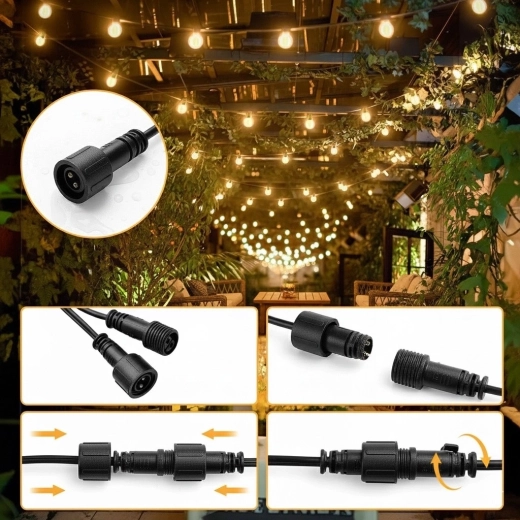 Forlængbare stik og IP44-beskyttelse