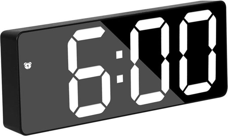 LED elektronisk vækkeur med termometer Smart-Time - 1 stk.