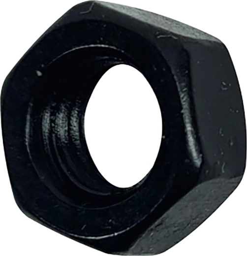 Sekskantmøtrikker M4 sorte 30 stk.