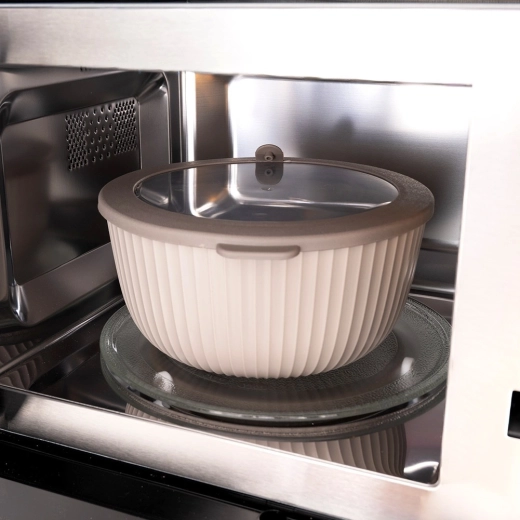 Gennemsigtigt låg med ventil til mikrobølgeovn