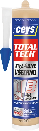 Universallim og fugemasse 290 ml TOTAL TECH beige CEYS