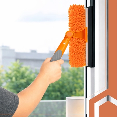 180° rotation af hovedet for nem rengøring af hjørner og kanter