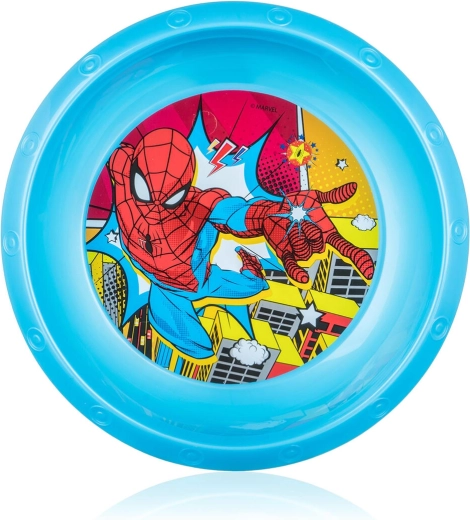 Børneskål i plast 17 cm med SPIDER-MAN-motiv