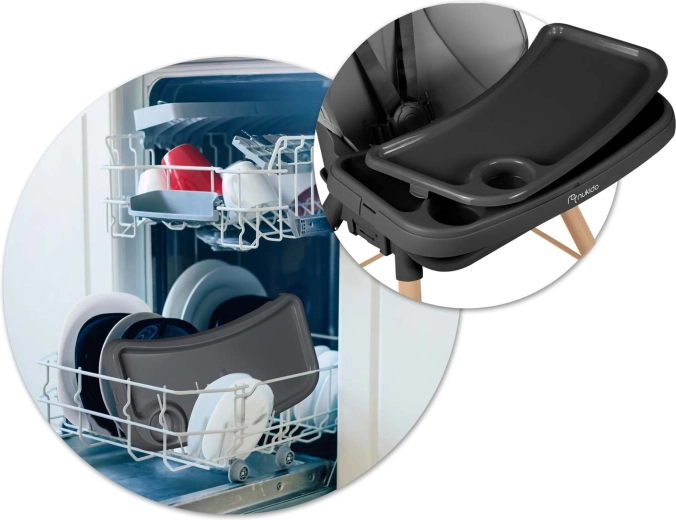 Aftageligt bord med indsats – rent på et øjeblik