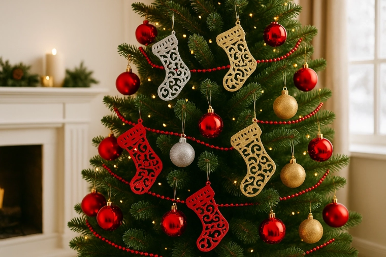 Glimtende look, der får ethvert juletræ til at stråle