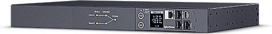 ATS PDU 1U 10 A, 2× C14, 12× C13 med SNMP – CyberPower