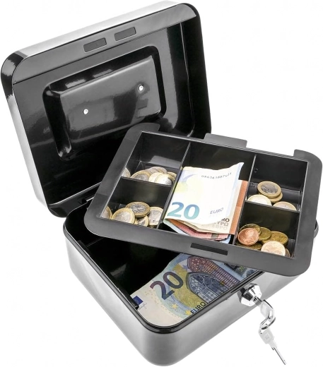 Overskuelig organisering af mønter og sedler