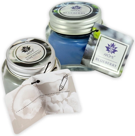 Stilfuld glasbeholder med låg