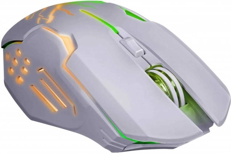 Trådløs gamingmus Katana 3200 DPI, 7 knapper, hvid