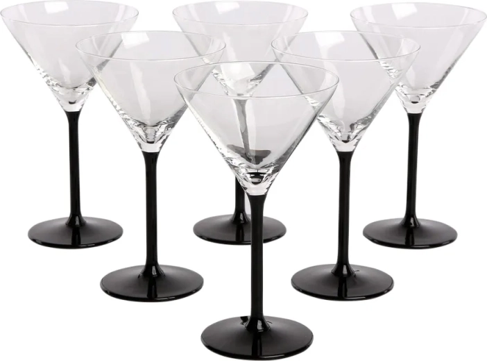 Onyx sæt med 6 martiniglas 260 ml