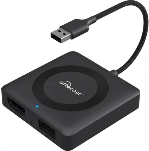 TV-adapter til bil OTTocast med HDMI og understøttelse af CarPlay og Android Auto