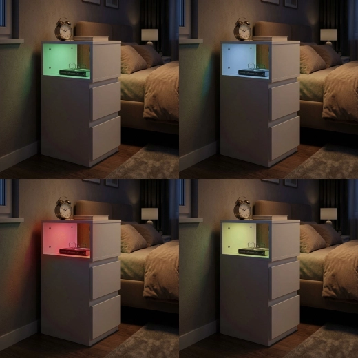 Smart LED-baggrundsbelysning til atmosfære