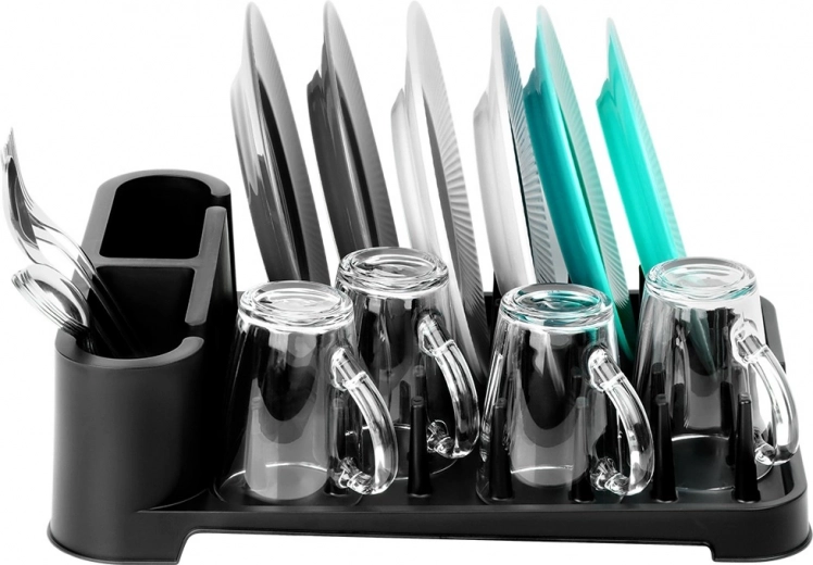 Stabil tørring af tallerkener, krus og glas