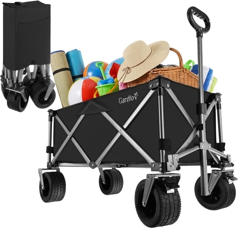 Sammenklappelig konstruktion og teleskophåndtag