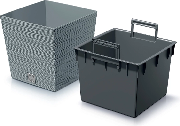 Praktisk indvendig indsats med håndtag