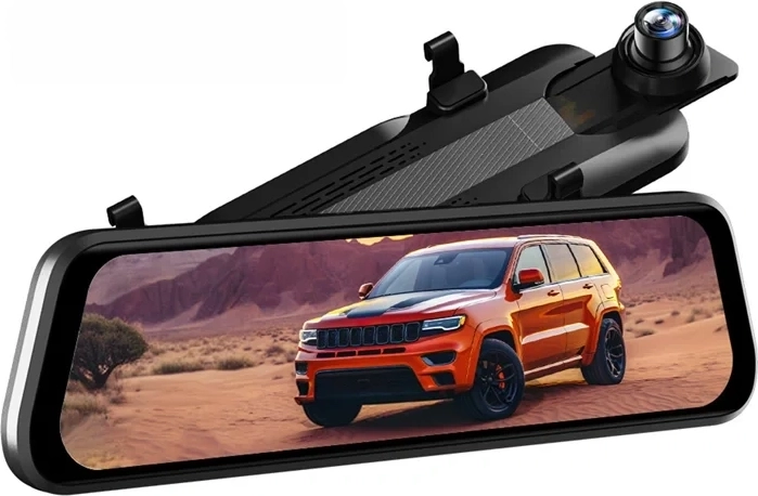 WOLFBOX G930-dashcam 4K med 1080p-bakkamera og 64 GB-kort