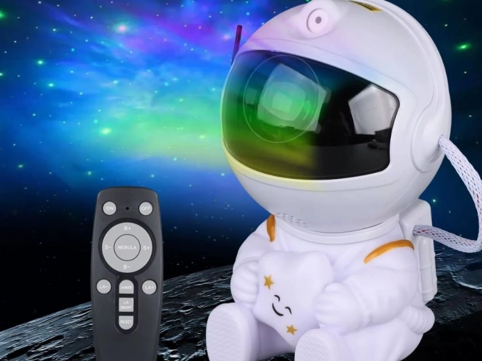 Astronaut stjernehimmelprojektor med fjernbetjening